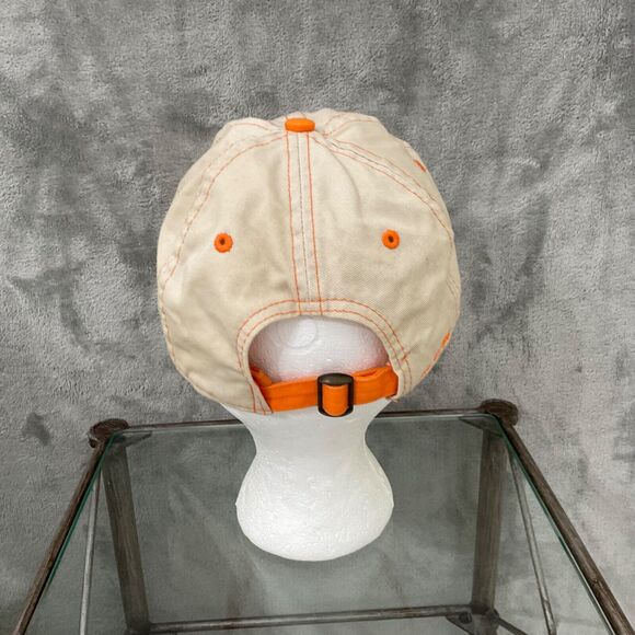 Tennessee Volunteers Vols Hat Cap Drew Pearson adj. Strap back Tan/ Orange - Picture 3 of 6